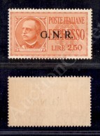 1943 - GNR Brescia - 2,50 Lire (20/I - Espressi) Con Lieve Traccia Di Linguella - Molto Bello (8.000) - Sonstige & Ohne Zuordnung