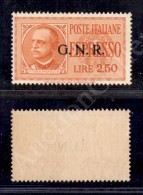 1943 - GNR Brescia - 2,50 Lire (20/I - Espressi) Con Lieve Traccia Di Linguella - Molto Bello (8.000) - Altri & Non Classificati