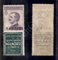 1924 - Saggio - 50 Cent Tagliacozzo (17 - Pubblicitari) Gomma Integra - Sonstige & Ohne Zuordnung