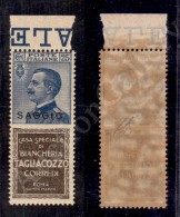 1924 - Saggio - 25 Cent Tagliacozzo (8 - Pubblicitari) Bordo Foglio - Gomma Integra - Molto Bello - Other & Unclassified