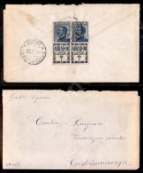 Coppia Del 25 Cent Abrador (4 - Pubblicitari) Applicata Al Retro Di Busta Da Niguarda A Costamasnaga Del 6.2.25... - Otros & Sin Clasificación