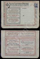 1922 - BLP - 25 Cent Azzurro (8) Perfettamente Centrato Su Busta (BLP - 39 Serie Nazionale) Con Foglio Illustrato... - Sonstige & Ohne Zuordnung
