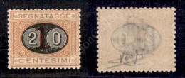 1890 - 20 Cent Su 1 Ocra (18 - Segnatasse) Nuovo Con Gomma - Discreta Centratura - Raybaudi (2.000) - Autres & Non Classés