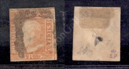 1859 - 5 Grana Rosa Vermiglio (9e - Prima Tavola) - Punti Chiari - Buoni/grandi Margini (10.000) - Other & Unclassified