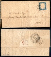 20 Cent Celeste (15f) Isolato Su Letterina Da Alba A Asti Del 15.2.56 (975) - Other & Unclassified