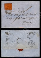 10 Cent Vermiglio Arancio (17) Su Lettera Da Toscanella (P.ti 3) A Roma Novembre 1867 - Otros & Sin Clasificación