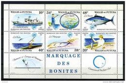 WALLIS FUTUNA 1979 Bloc N° 2 ** Neuf MNH Superbe Cote 29.50 € Poissons Bateaux Pêche Fishes Boats Bonites - Blocks & Sheetlets