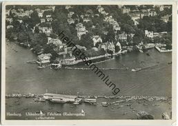 Hamburg - Uhlenhorster Fährhaus - Regattastrecke - Fliegeraufnahme - Foto-Ansichtskarte Grossformat - Noord