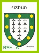 Carte Postale Du Club Des Cartophiles 29 Blason Kartenn Bost Sizun - Sizun