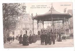 CPA 35 BANDSTAND MUSIC St Servan Place De L'Hôtel De Ville Achat Immédiat DOS DIVISE - Saint Servan