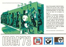 Rep. Féd. Allemagne - 1973 - Doc. De La Poste -  IBRA'73 - Bundesdruckerei - Bloc De 3 Vignettes - Sonstige & Ohne Zuordnung