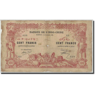 Billet, Côte Française Des Somalis, 100 Francs, 1920, 1920-01-02, KM:5, B - Gibuti