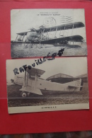 C P Lot 2 Cartes " Le Mammouth" Bleriot + Le " Potez" - 1914-1918: 1ère Guerre