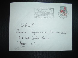 LETTRE TP COQ DE DECARIS 0,30 OBL.MEC.2-2-1967 ORLY AEROGARE (94 VAL DE MARNE) - 1962-1965 Cock Of Decaris