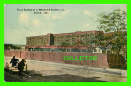 AKRON, OH - MAIN BUILDINGS OF DIAMOND RUBBER CO - ANIMATED - TRAVEL IN 1913 - J. BOUTON & CO - - Akron