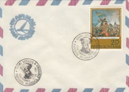 PRINCE MICHAEL THE BRAVE, CALUGARENI BATTLE, SPECIAL POSTMARKS AND STAMP ON COVER, 1976, ROMANIA - Brieven En Documenten