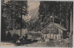 Am Obersee Wirtschaft Obersee - Stempel: Näfels - Photo: E. Jeanrenaud No. 466 - Näfels