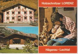 (OS1087) HAGERAU. LECHTAL. HOLZSCHNITZER LORENZ ... UNUSED - Lechtal