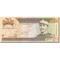 Billet, Dominican Republic, 20 Pesos Oro, 2001-2002, 2002, KM:169b, SPL - Repubblica Dominicana