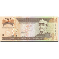 Billet, Dominican Republic, 20 Pesos Oro, 2001-2002, 2002, KM:169b, SPL - Dominicana