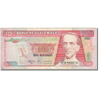 Billet, Guatemala, 10 Quetzales, 1989-1990, 1990-01-03, KM:75b, TTB - Guatemala