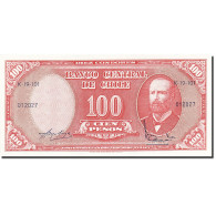 Billet, Chile, 10 Centesimos On 100 Pesos, 1960, Undated (1960-1961), KM:127a - Cile