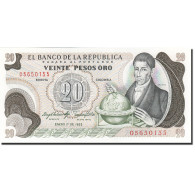 Billet, Colombie, 20 Pesos Oro, 1966-1968, 1983-01-01, KM:409d, NEUF - Colombie