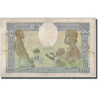 Billet, Madagascar, 100 Francs, Undated (ca.1937), KM:40, TB - Madagaskar