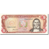Billet, Dominican Republic, 5 Pesos Oro, 1977-1980, 1988, KM:118c, SUP - Repubblica Dominicana
