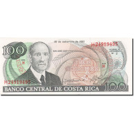 Billet, Costa Rica, 100 Colones, 1993-1997, 1993-09-28, KM:261a, NEUF - Costa Rica