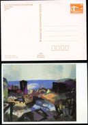 DDR Privat-Postkarte PP19 B1/005-1b KUNSTAUSSTELLUNG DRESDEN 1987 NGK 3,00 € - Private Postcards - Mint