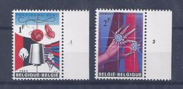 N°1313/1314 PLAATNUMMERS MNH ** POSTFRIS ZONDER SCHARNIER SUPERBE - 1961-1970