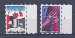 N°1313/1314 PLAATNUMMERS MNH ** POSTFRIS ZONDER SCHARNIER SUPERBE - 1961-1970