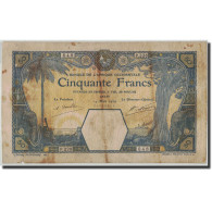 Billet, French West Africa, 50 Francs, 1929, 1929-03-14, KM:9Bc, B - Otros – Africa