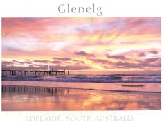 (718) Australia - SA - Gelnelg Jetty (with Stamp At Back Of Card) - Adelaide
