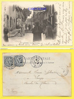 CPA ALGERIE ♥♥♣♣☺♣♣ MEDEA La Rue Gambetta 1904 Précurseur - Médéa