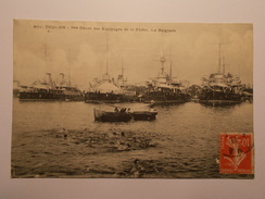 Carte Postale -  TOULON (83) - 5ème Dépôt Des Equipages De La Flotte - La Baignade (257/130) - Toulon