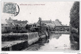 Remalard Orne Jardins Pont Sur Huisne 1905 état Superbe - Remalard