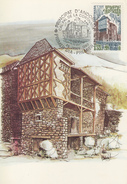 Carte  Maximum  1er  Jour  ANDORRE  Maison  PAL  De  La   CORTINADA    1980 - Maximumkaarten