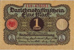 GERMANY 1 MARK REICHSBANKNOTE 1920 AD PICK NO.58 UNCIRCULATED UNC - 1 Mark