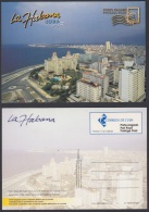 2003-EP-30 CUBA 2003. POSTAL STATIONERY. HABANA. VISTA AEREA HOTEL NACIONAL Y MALECON. VISTAS TURISTICAS. VENDIDAS EN CU - Briefe U. Dokumente