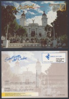 2004-EP-60 CUBA 2004. POSTAL STATIONERY. SANTIAGO DE CUBA. CATEDRAL. CHURCH. VISTAS TURISTICAS. VENDIDAS EN CUC. UNUSED. - Brieven En Documenten