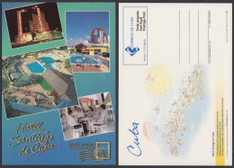 2004-EP-70 CUBA 2004. POSTAL STATIONERY. SANTIAGO DE CUBA. HOTEL SANTIAGO. VISTAS TURISTICAS. VENDIDAS EN CUC. UNUSED. - Covers & Documents