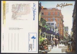 2004-EP-71 CUBA 2004. POSTAL STATIONERY. HABANA. CALLE OBISPO. OLD HAVANA. VISTAS TURISTICAS. VENDIDAS EN CUC. UNUSED. - Briefe U. Dokumente