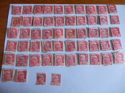 TIMBRE France Marianne 6F Type Gandon Valeur Mini 39.45 € Maxi 315.60 € - Used Stamps