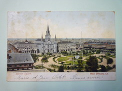 NEW ORLEANS  :  JACKSON SQUARE   1906    - New Orleans