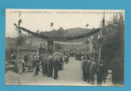 CPA Arrivée Du Préfet Inauguration Des Ecoles - LAMURE-SUR-AZERGUES 69 - Lamure Sur Azergues