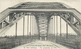 Delcampe - 56     LA   ROCHE  BERNARD    LE  PONT  METALLIQUE    VUE  PERSPECTIVE DE L ARC - La Roche-Bernard