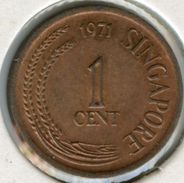 Singapour Singapore 1 Cent 1971 KM 1 - Singapour