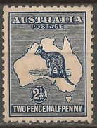 Australia 1915-24 Scott 46 Wmk 10 MNH Kangaroo (beautiful Centering) - Ongebruikt